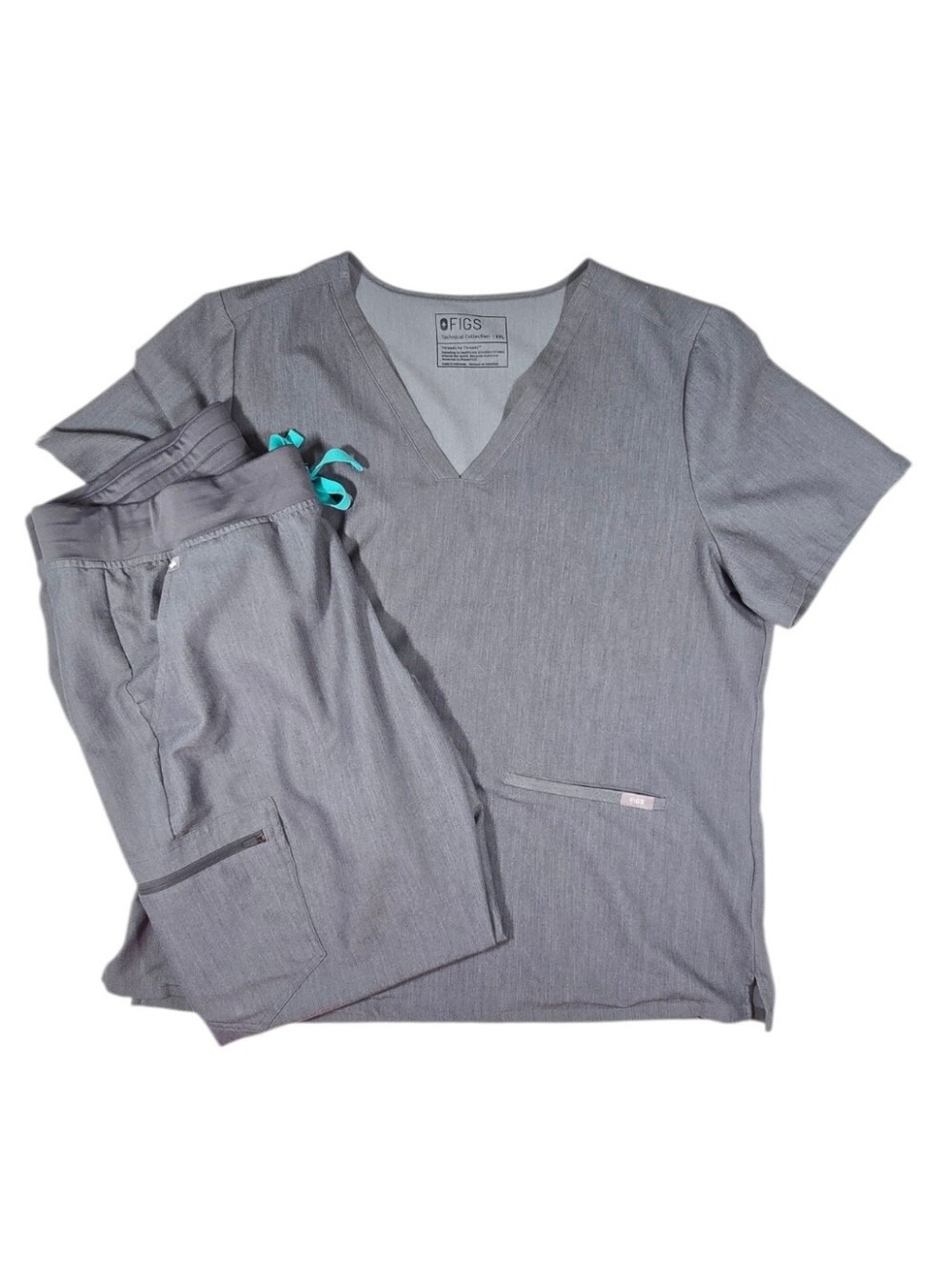 Figs Graphite Gray Scrub Set Women's XL/XXL